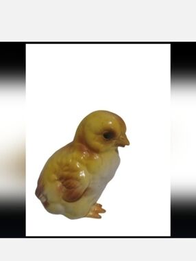Vintage Lefton's Ceramic Baby Chick Figurine Chicken Easter Yellow 4 inch H Japa
